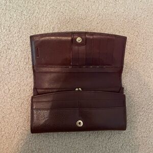 Vintage brown coach wallet
